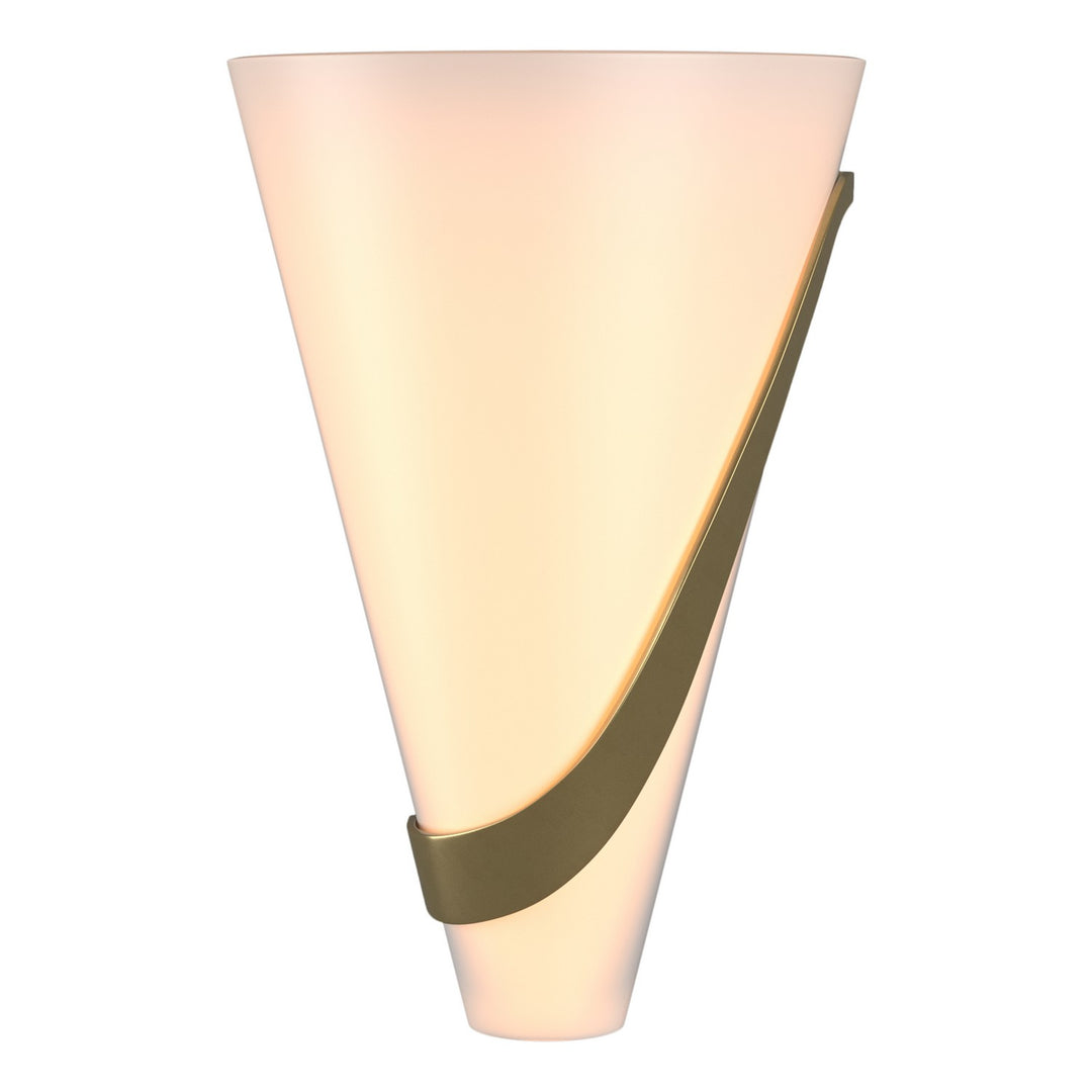 Hubbardton Forge Canada - 206563-SKT-RGT-86-GG0074 - Two Light Wall Sconce - Half Cone - Modern Brass
