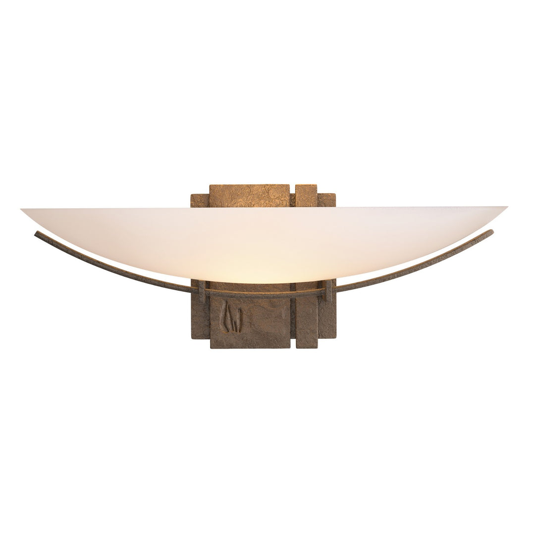 Hubbardton Forge Canada - 207370-SKT-05-GG0090 - One Light Wall Sconce - Impressions - Bronze