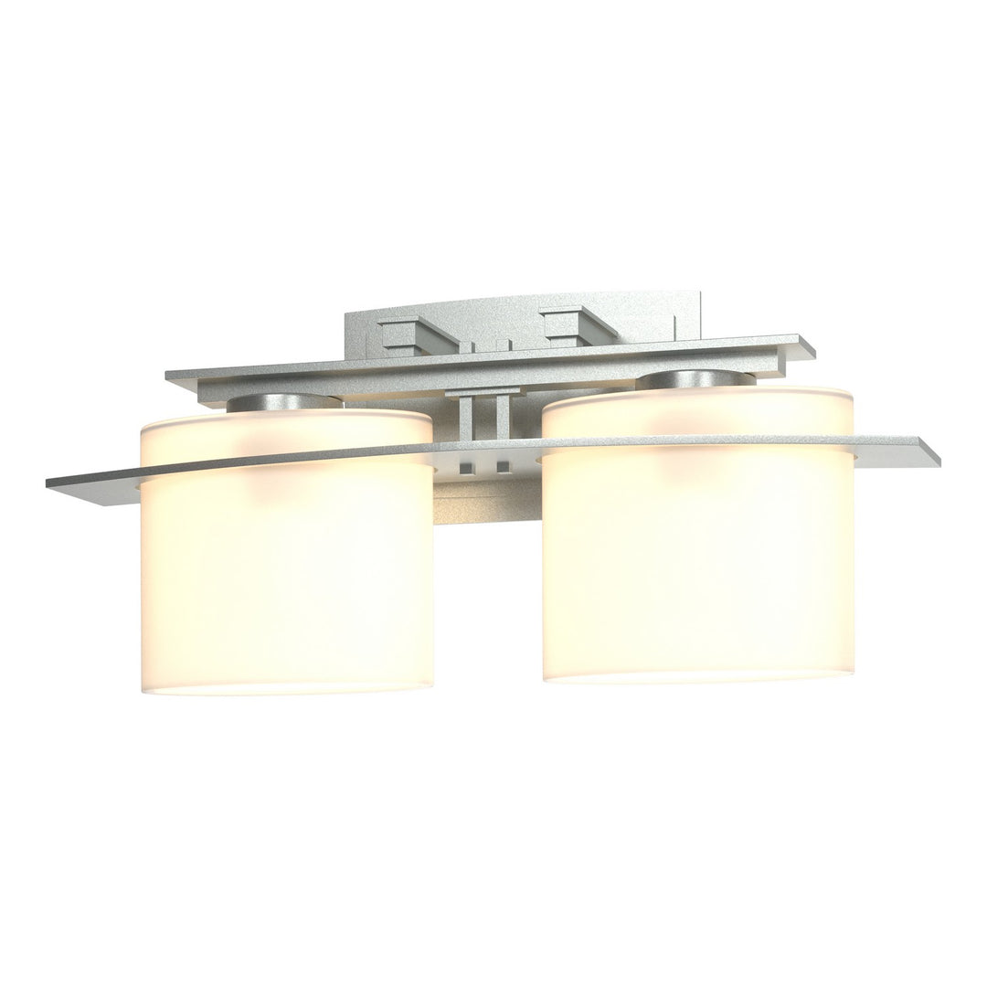 Ellipse Two Light Wall Sconce in Vintage Platinum - available from The Lighting Shoppe, trusted by Canadian homeowners