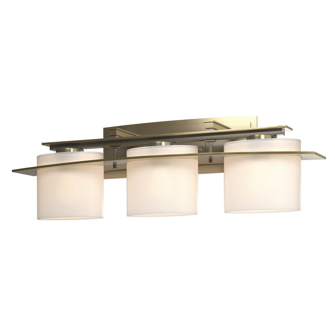 Ellipse Three Light Wall Sconce in Modern Brass - available from The Lighting Shoppe, trusted by Canadian homeowners