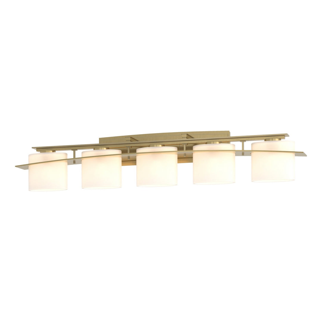 Ellipse Five Light Wall Sconce in Modern Brass - available from The Lighting Shoppe, trusted by Canadian homeowners