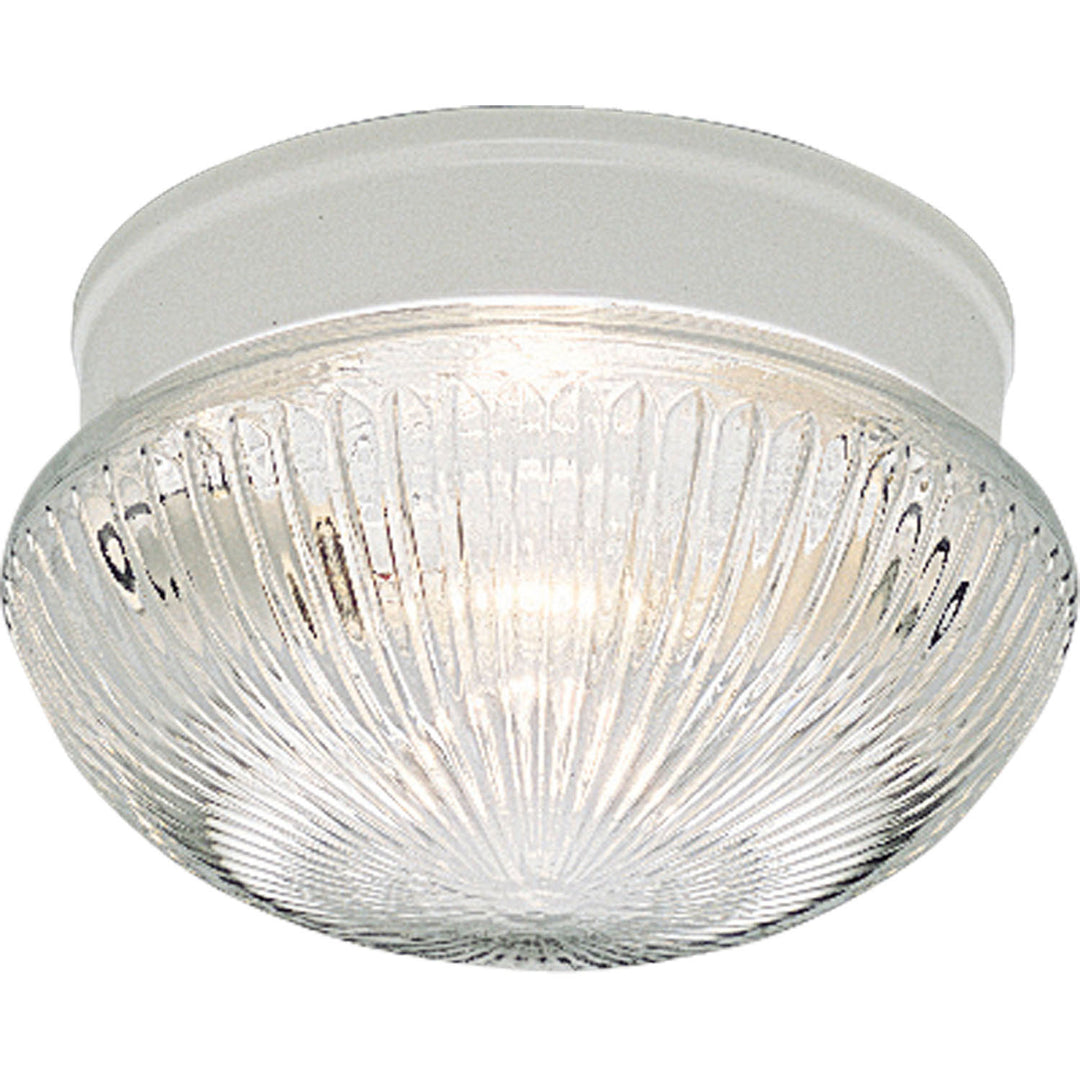 Fitter Two Light Flush Mount in White - available from The Lighting Shoppe, trusted by Canadian homeowners