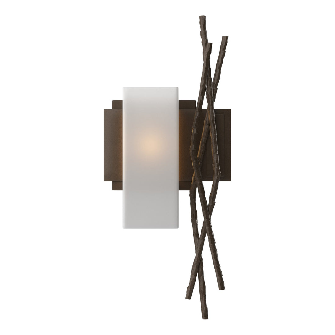 Hubbardton Forge Canada - 207670-SKT-LFT-05-GG0351 - One Light Wall Sconce - Brindille - Bronze