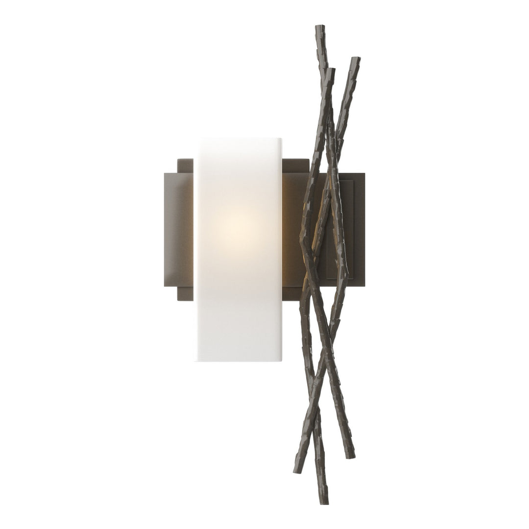 Hubbardton Forge Canada - 207670-SKT-LFT-07-GG0351 - One Light Wall Sconce - Brindille - Dark Smoke