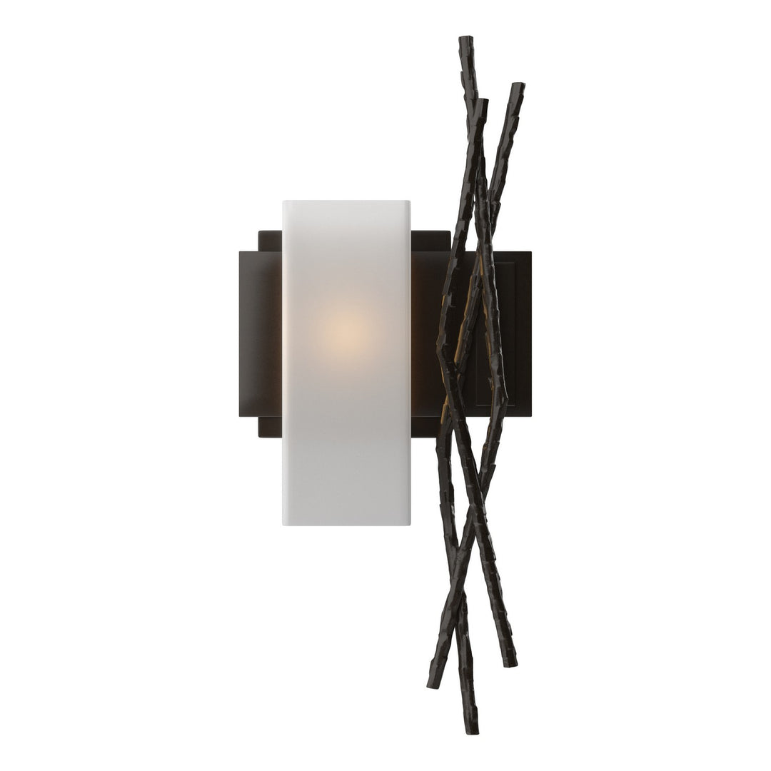 Hubbardton Forge Canada - 207670-SKT-LFT-14-GG0351 - One Light Wall Sconce - Brindille - Oil Rubbed Bronze