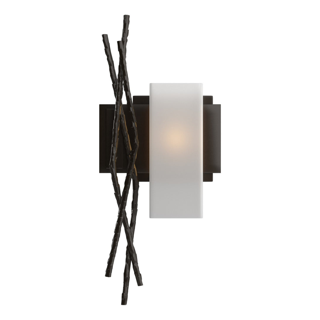 Hubbardton Forge Canada - 207670-SKT-RGT-14-GG0351 - One Light Wall Sconce - Brindille - Oil Rubbed Bronze