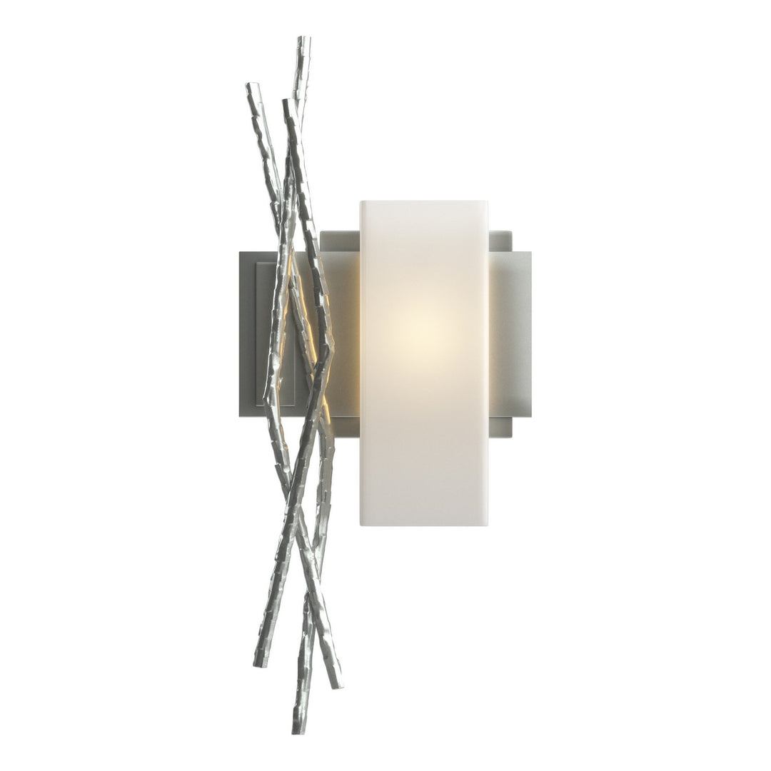 Hubbardton Forge Canada - 207670-SKT-RGT-82-GG0351 - One Light Wall Sconce - Brindille - Vintage Platinum