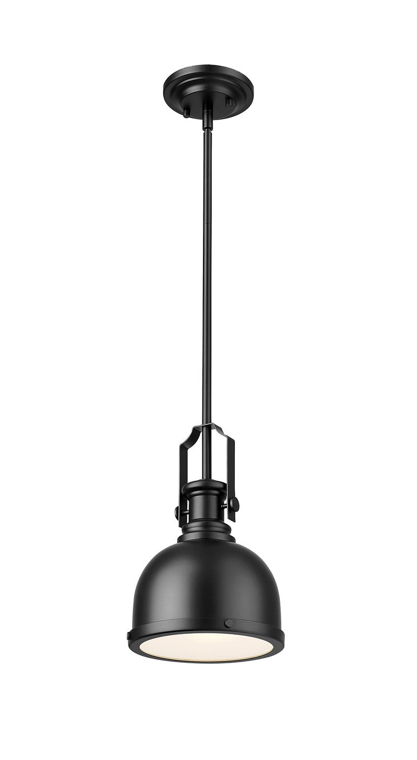 Melange One Light Pendant in Matte Black - available from The Lighting Shoppe, trusted by Canadian homeowners
