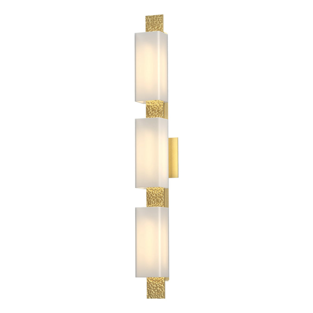 Hubbardton Forge Canada - 207697-SKT-86-GG0441 - Three Light Wall Sconce - Oceanus - Modern Brass