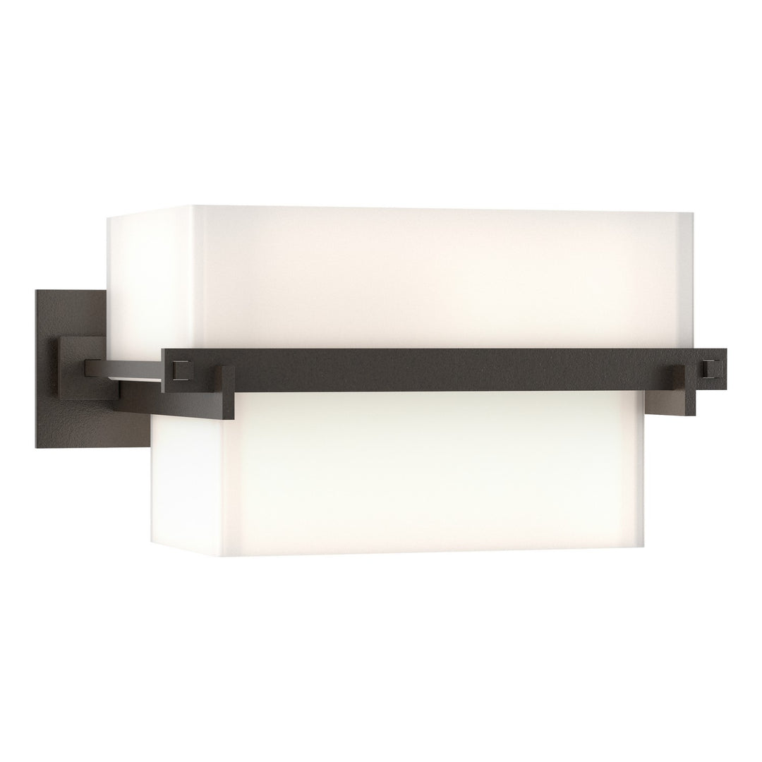 Hubbardton Forge Canada - 207821-SKT-14-GG0105 - Two Light Wall Sconce - Kakomi - Oil Rubbed Bronze
