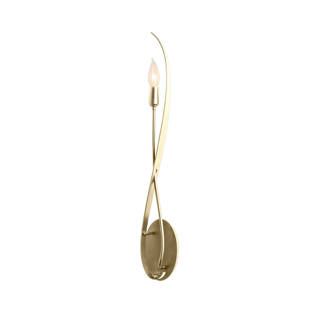 Hubbardton Forge Canada - 209120-SKT-86 - One Light Wall Sconce - Willow - Modern Brass