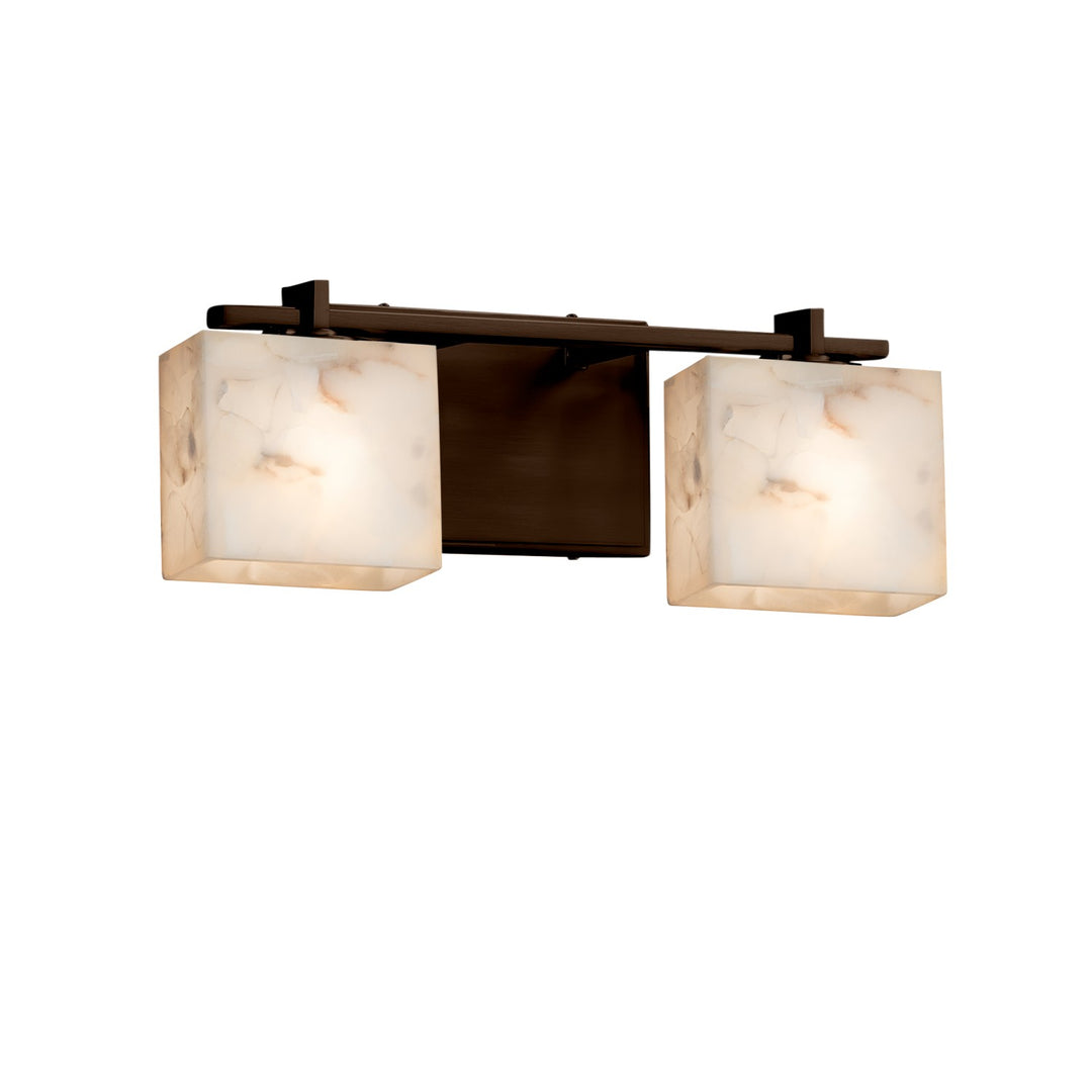 Justice Designs - ALR-8442-55-DBRZ-LED2-1400 - LED Bath Bar - Alabaster Rocks - Dark Bronze