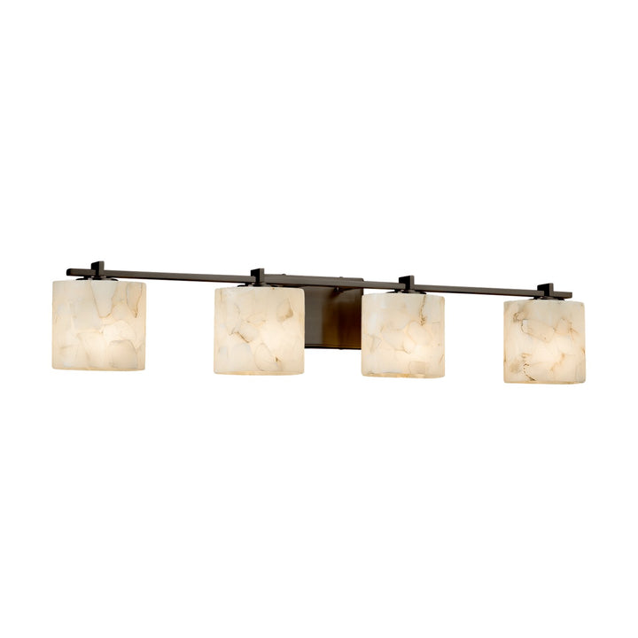 Justice Designs - ALR-8444-30-DBRZ-LED4-2800 - LED Bath Bar - Alabaster Rocks - Dark Bronze