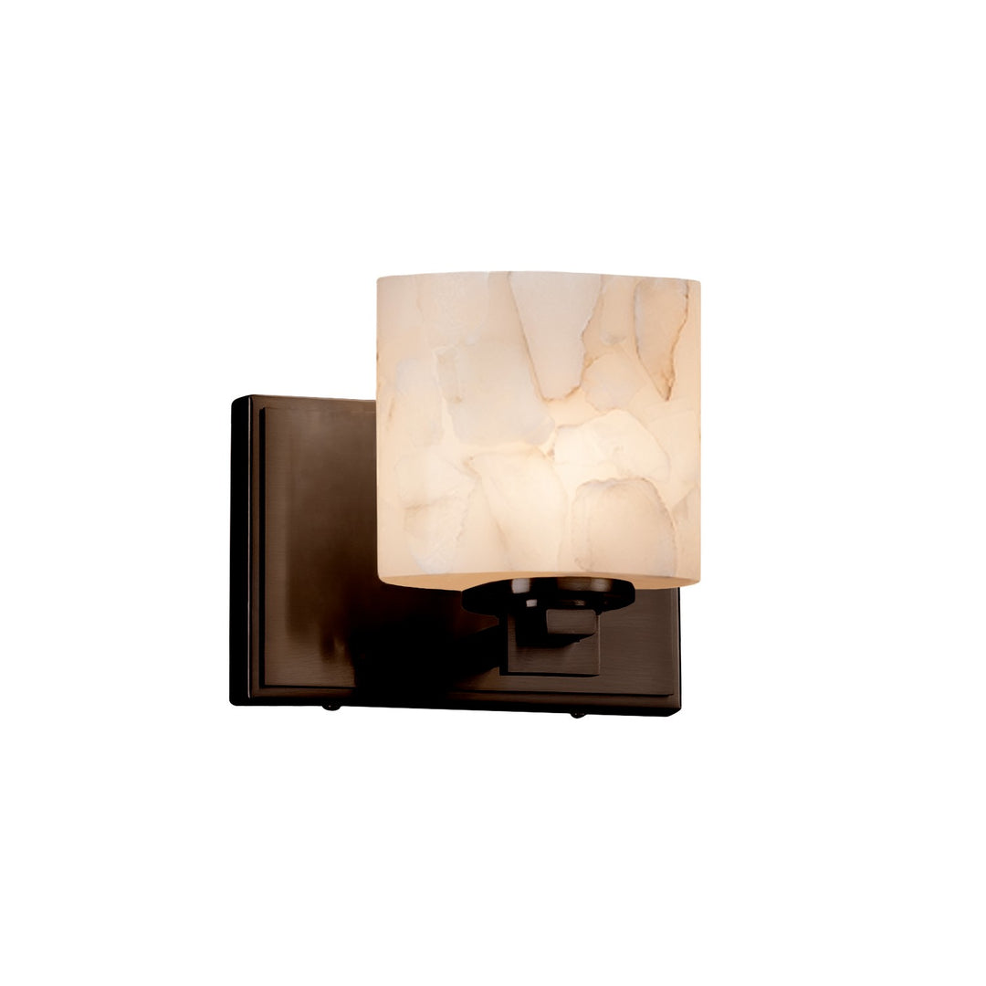Justice Designs - ALR-8447-30-DBRZ-LED1-700 - LED Wall Sconce - Alabaster Rocks - Dark Bronze