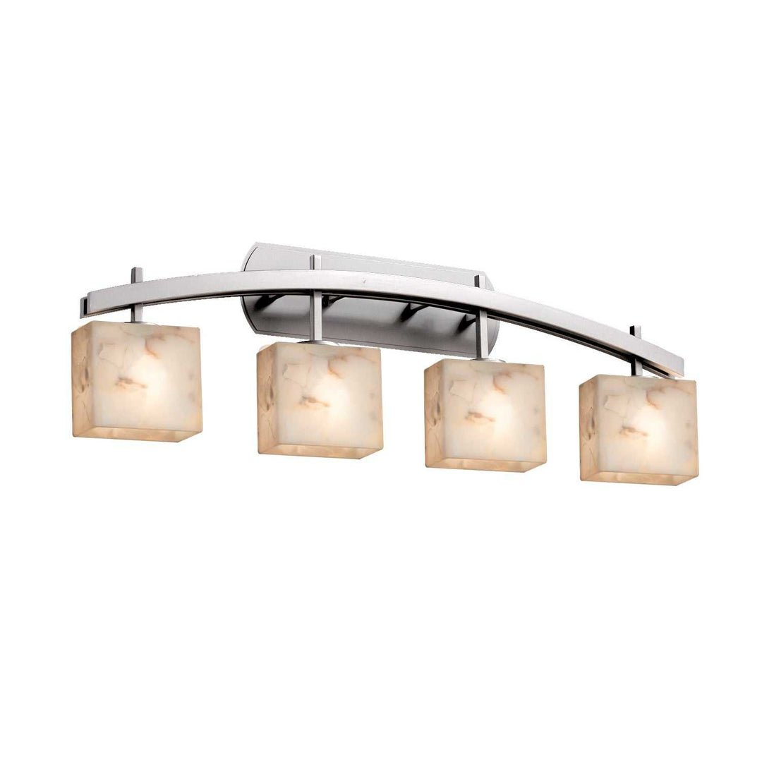 Alabaster Rocks LED Bath Bar in Brushed Nickel Justice Designs