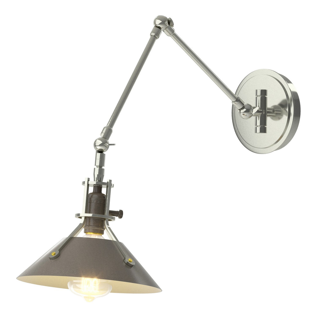 Hubbardton Forge Canada - 209320-SKT-85-07 - One Light Wall Sconce - Henry - Sterling