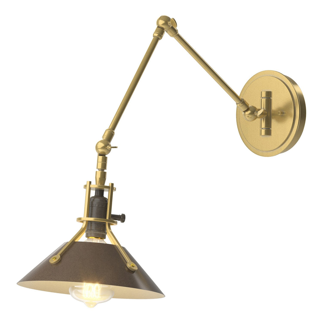 Hubbardton Forge Canada - 209320-SKT-86-05 - One Light Wall Sconce - Henry - Modern Brass