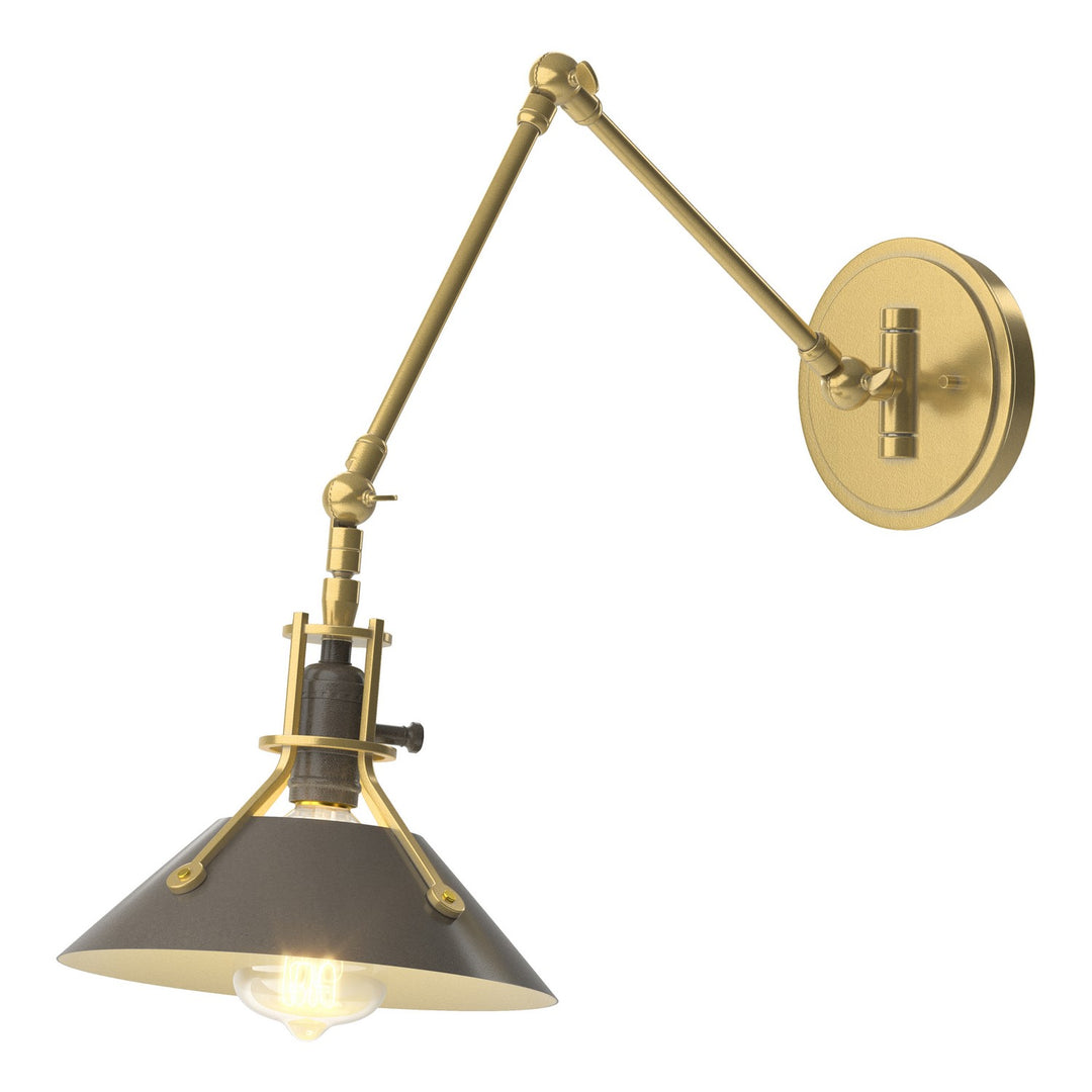 Hubbardton Forge Canada - 209320-SKT-86-07 - One Light Wall Sconce - Henry - Modern Brass