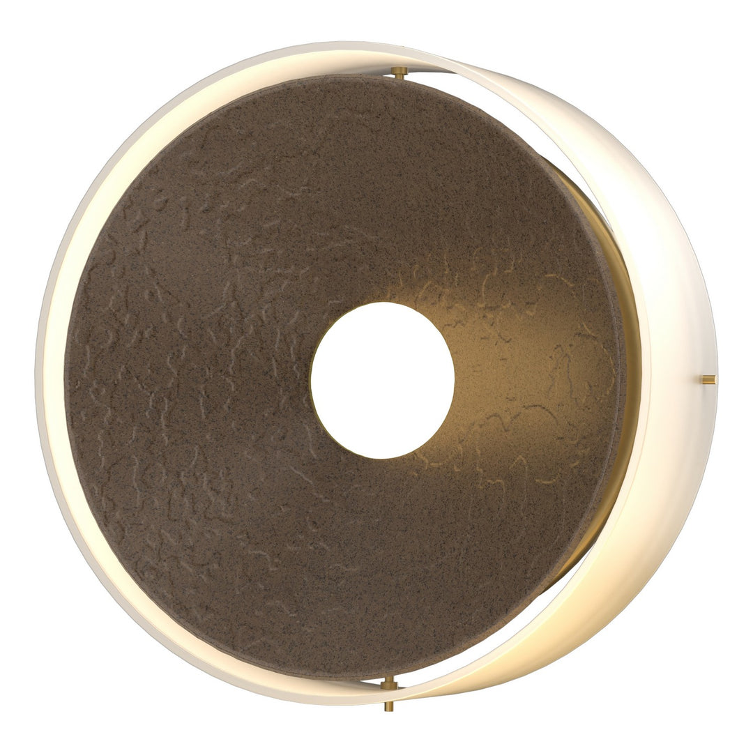 Hubbardton Forge Canada - 213310-SKT-05-GG0346 - Four Light Wall Sconce - Oculus - Bronze