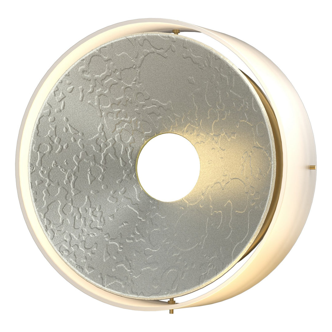 Hubbardton Forge Canada - 213310-SKT-82-GG0346 - Four Light Wall Sconce - Oculus - Vintage Platinum