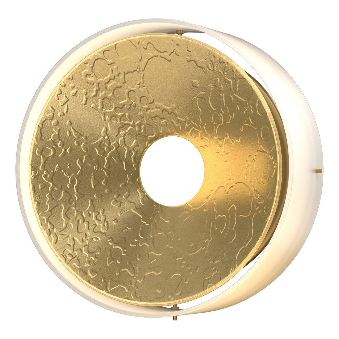 Hubbardton Forge Canada - 213310-SKT-86-GG0346 - Four Light Wall Sconce - Oculus - Modern Brass