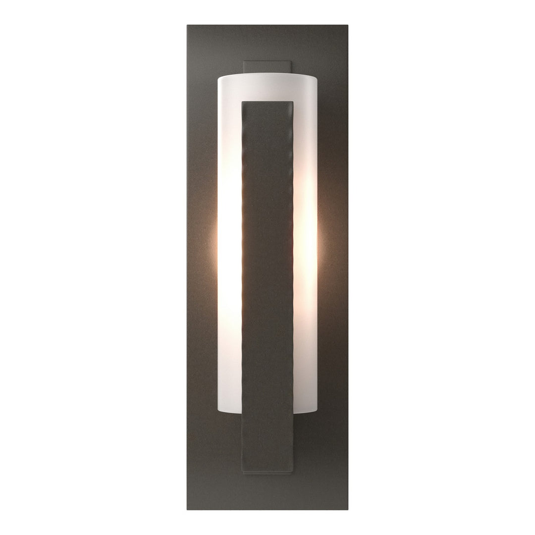 Hubbardton Forge Canada - 217185-SKT-07-GG0065 - One Light Wall Sconce - Vertical Bar - Dark Smoke