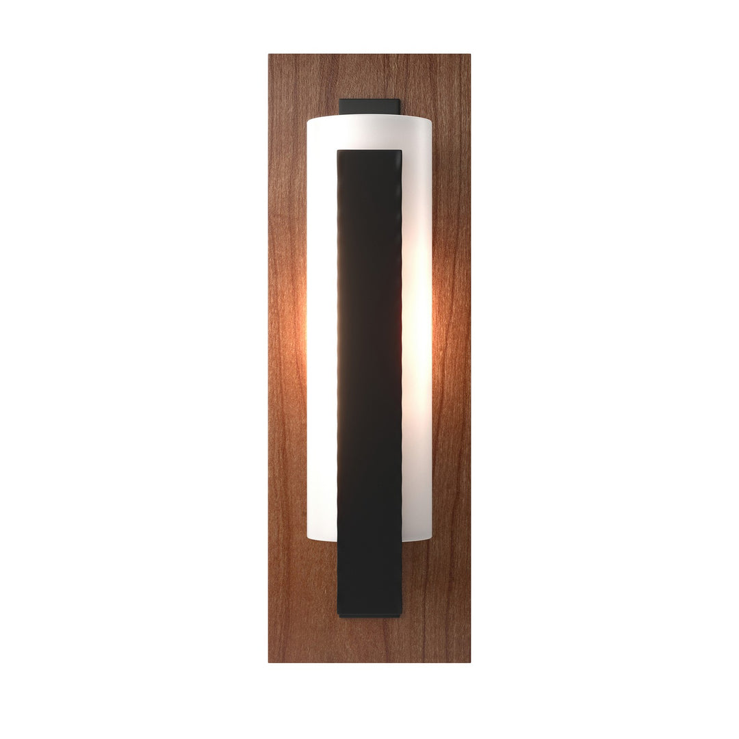 Hubbardton Forge Canada - 217186-SKT-10-CH-GG0065 - One Light Wall Sconce - Vertical Bar - Black