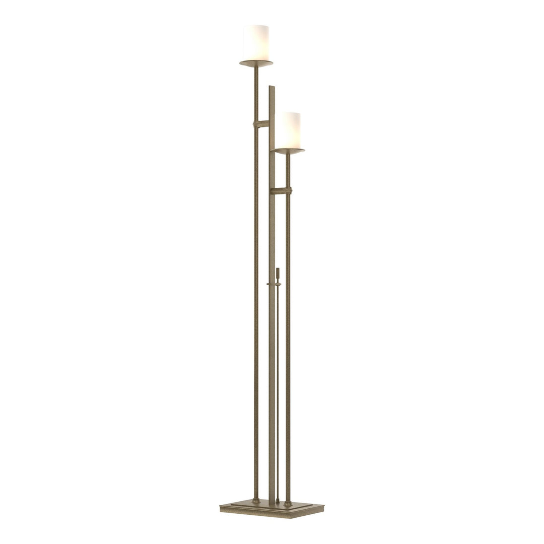Rook Two Light Floor Lamp in Soft Gold - available from The Lighting Shoppe, trusted by Canadian homeowners