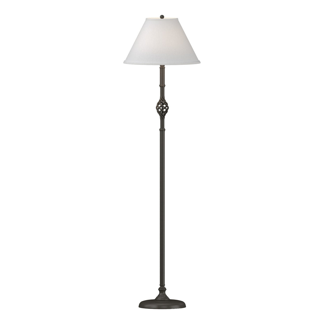 Hubbardton Forge Canada - 242161-SKT-07-SF1755 - One Light Floor Lamp - Twist Basket - Dark Smoke
