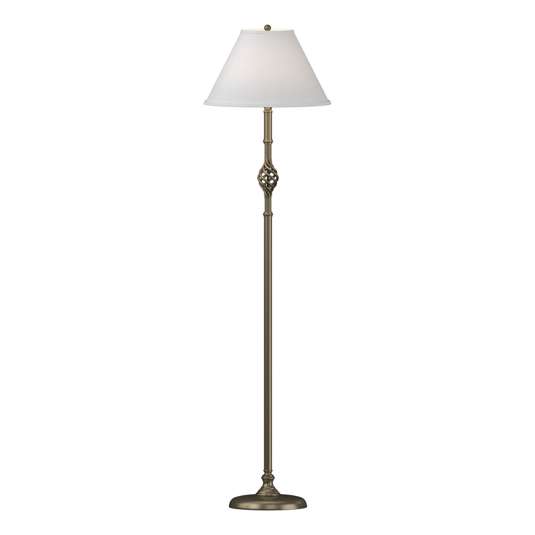 Hubbardton Forge Canada - 242161-SKT-84-SF1755 - One Light Floor Lamp - Twist Basket - Soft Gold