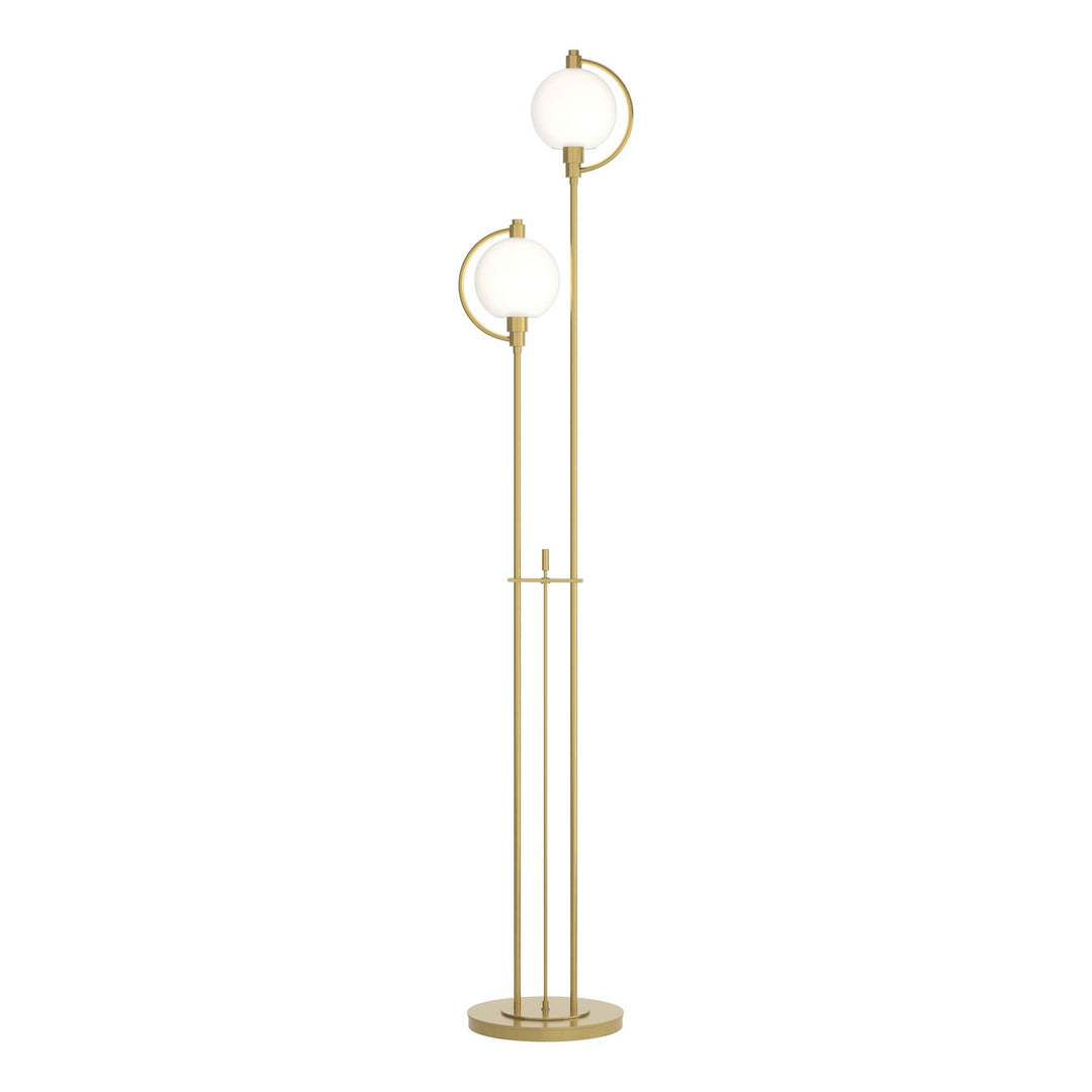Hubbardton Forge Canada - 242210-SKT-86-GG0436 - Two Light Floor Lamp - Pluto - Modern Brass