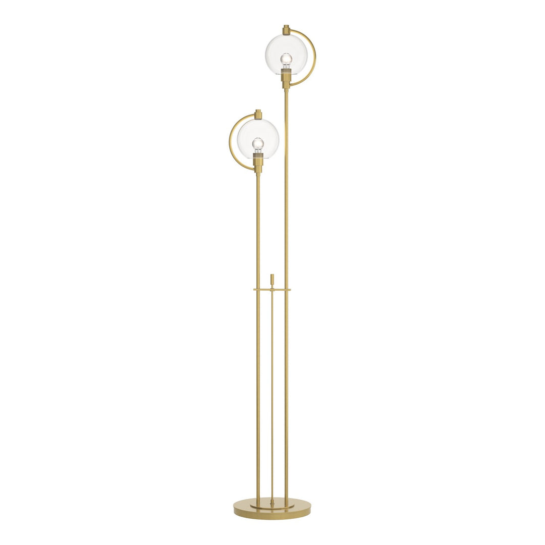 Hubbardton Forge Canada - 242210-SKT-86-ZM0436 - Two Light Floor Lamp - Pluto - Modern Brass