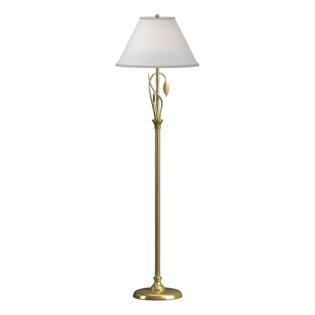 Hubbardton Forge Canada - 246761-SKT-86-SF1755 - One Light Floor Lamp - Leaf - Modern Brass