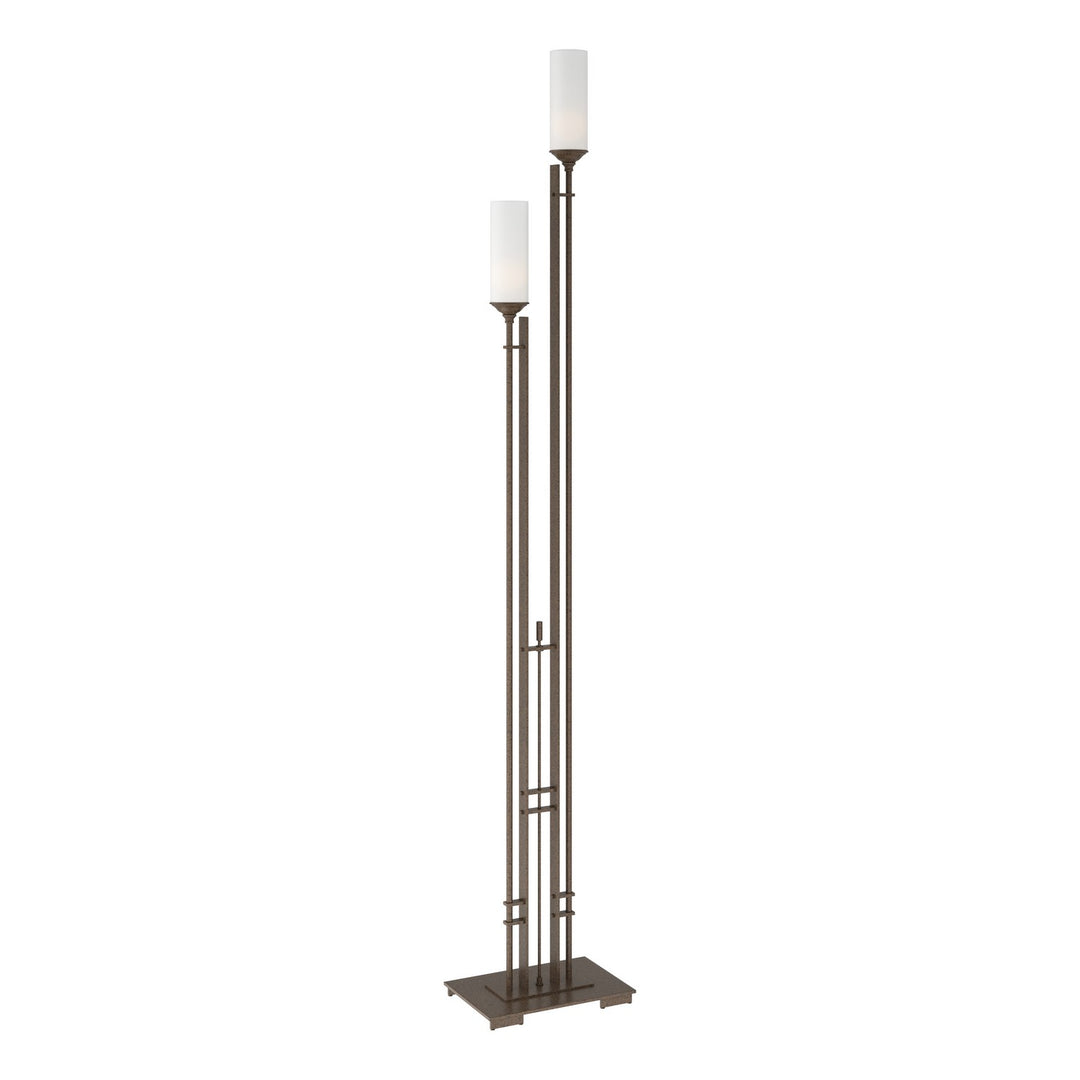 Metra Two Light Floor Lamp in Bronze - available from The Lighting Shoppe, trusted by Canadian homeowners