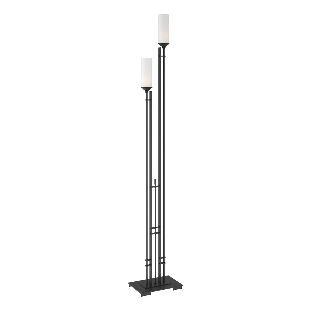 Metra Two Light Floor Lamp in Black - available from The Lighting Shoppe, trusted by Canadian homeowners