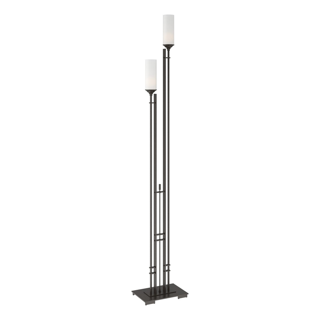 Metra Two Light Floor Lamp in Oil Rubbed Bronze - available from The Lighting Shoppe, trusted by Canadian homeowners