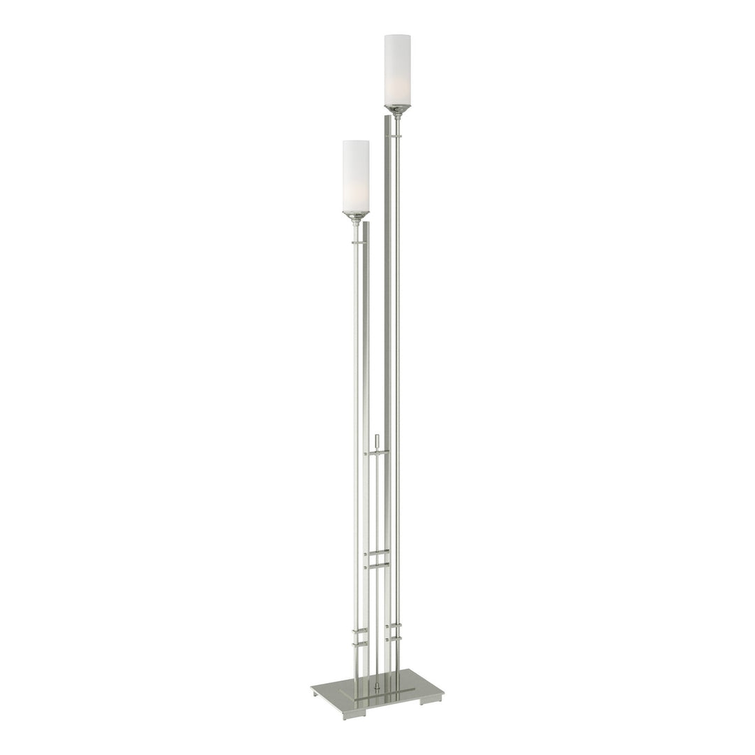 Metra Two Light Floor Lamp in Sterling - available from The Lighting Shoppe, trusted by Canadian homeowners
