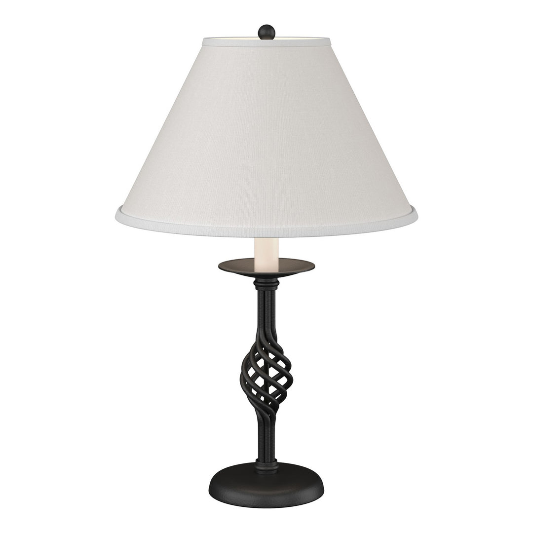 Hubbardton Forge Canada - 265001-SKT-10-SF1555 - One Light Table Lamp - Twist Basket - Black