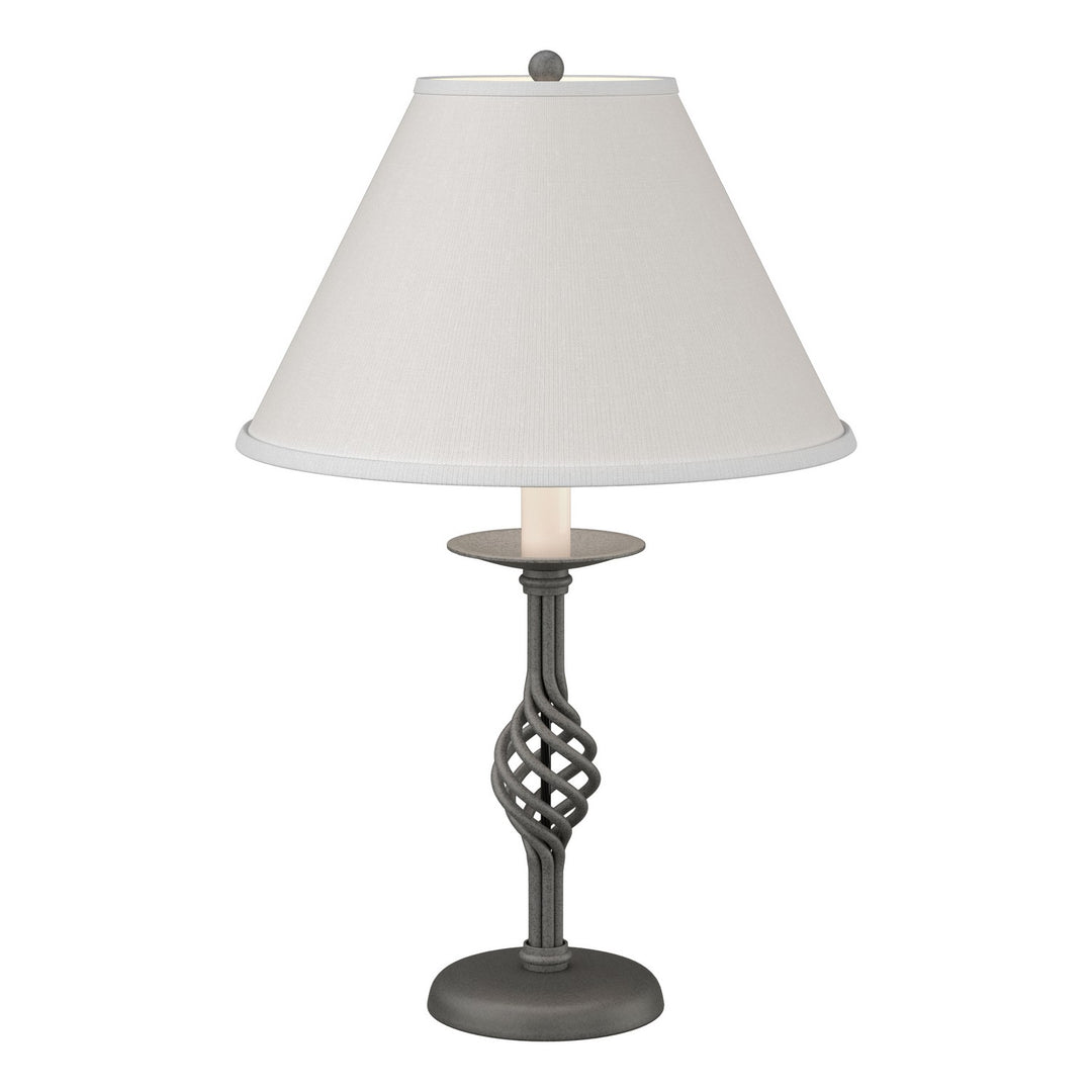 Hubbardton Forge Canada - 265001-SKT-20-SF1555 - One Light Table Lamp - Twist Basket - Natural Iron