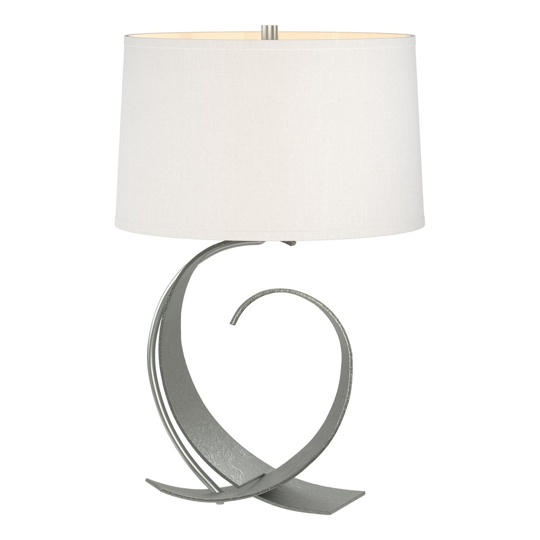 Hubbardton Forge Canada - 272674-SKT-82-SF1494 - One Light Table Lamp - Fullered Impressions - Vintage Platinum