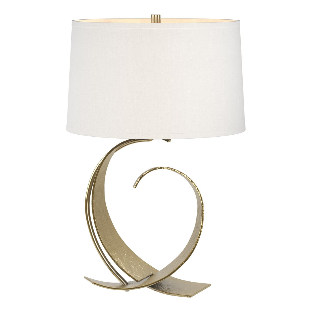 Hubbardton Forge Canada - 272674-SKT-86-SF1494 - One Light Table Lamp - Fullered Impressions - Modern Brass