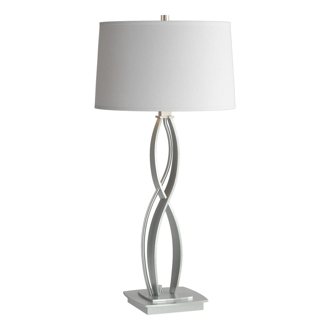 Hubbardton Forge Canada - 272686-SKT-82-SF1494 - One Light Table Lamp - Almost Infinity - Vintage Platinum