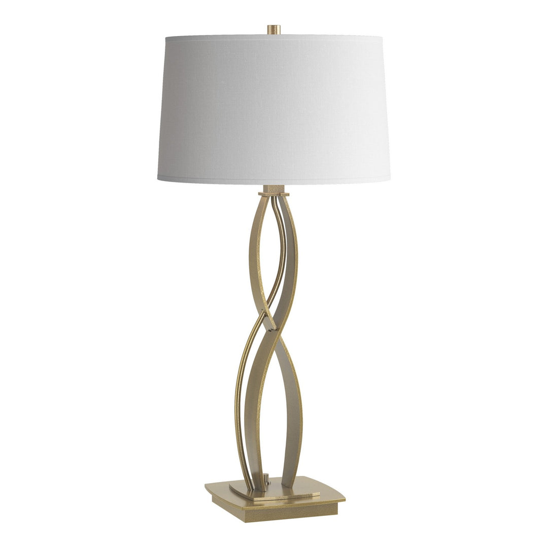 Hubbardton Forge Canada - 272686-SKT-86-SF1494 - One Light Table Lamp - Almost Infinity - Modern Brass