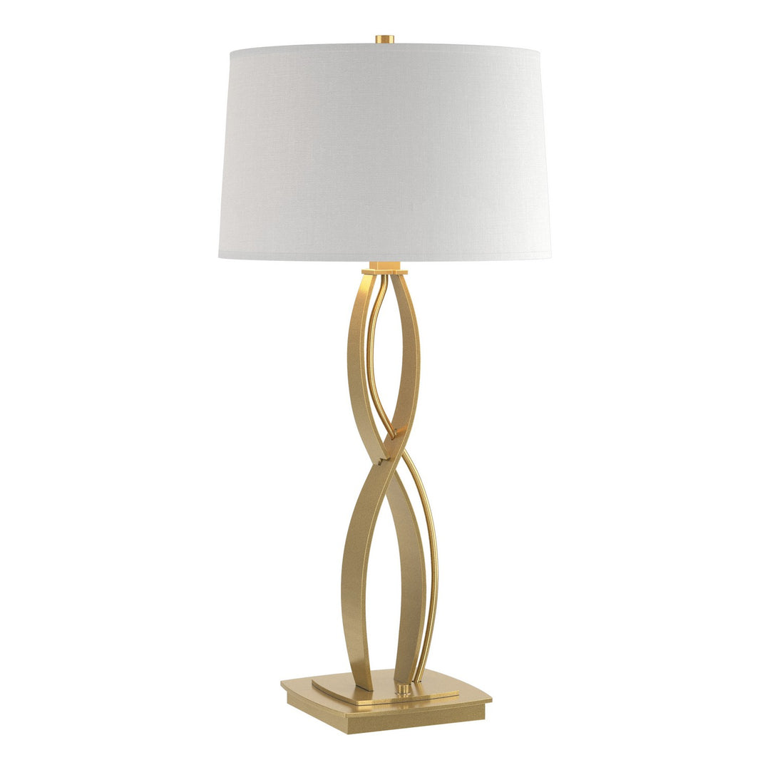Hubbardton Forge Canada - 272687-SKT-86-SF1594 - One Light Table Lamp - Almost Infinity - Modern Brass