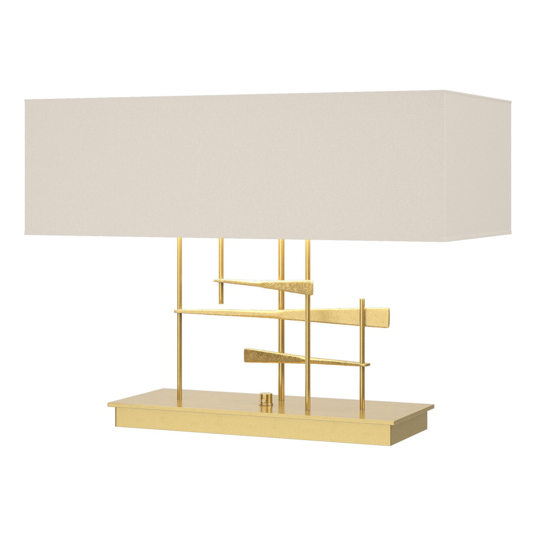 Hubbardton Forge Canada - 277670-SKT-86-SE2010 - Two Light Table Lamp - Cavaletti - Modern Brass