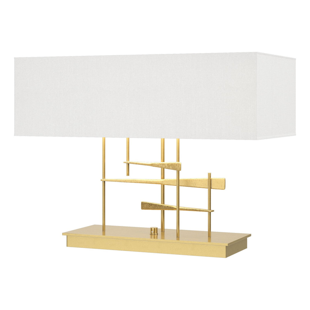 Hubbardton Forge Canada - 277670-SKT-86-SF2010 - Two Light Table Lamp - Cavaletti - Modern Brass
