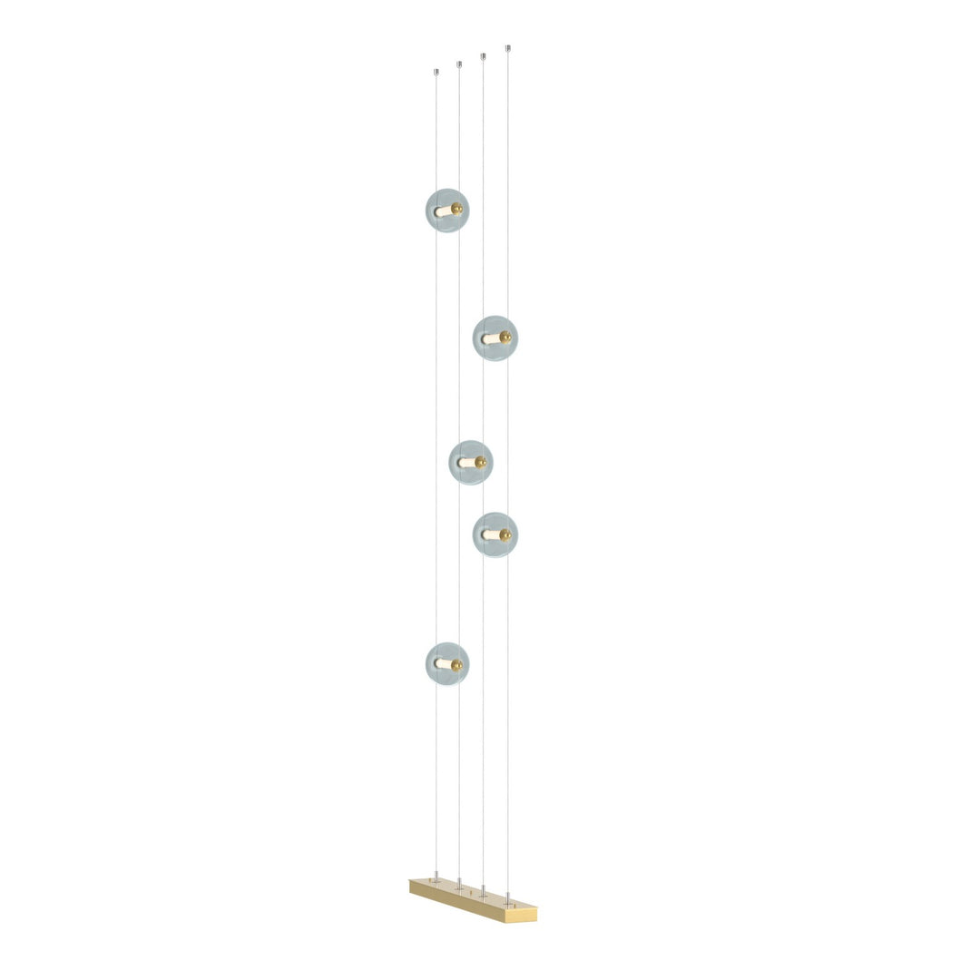Abacus LED Pendant in Modern Brass - available from The Lighting Shoppe, trusted by Canadian homeowners