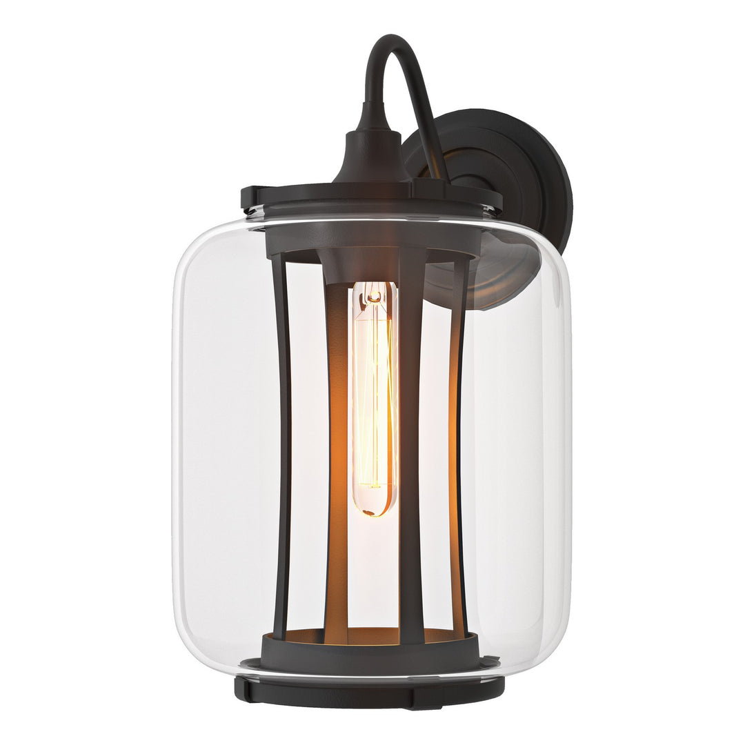 Hubbardton Forge Canada - 302553-SKT-80-ZM0724 - One Light Outdoor Wall Sconce - Fairwinds - Coastal Black
