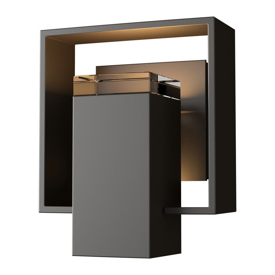 Hubbardton Forge Canada - 302601-SKT-14-14-ZM0546 - One Light Outdoor Wall Sconce - Shadow Box - Coastal Oil Rubbed Bronze