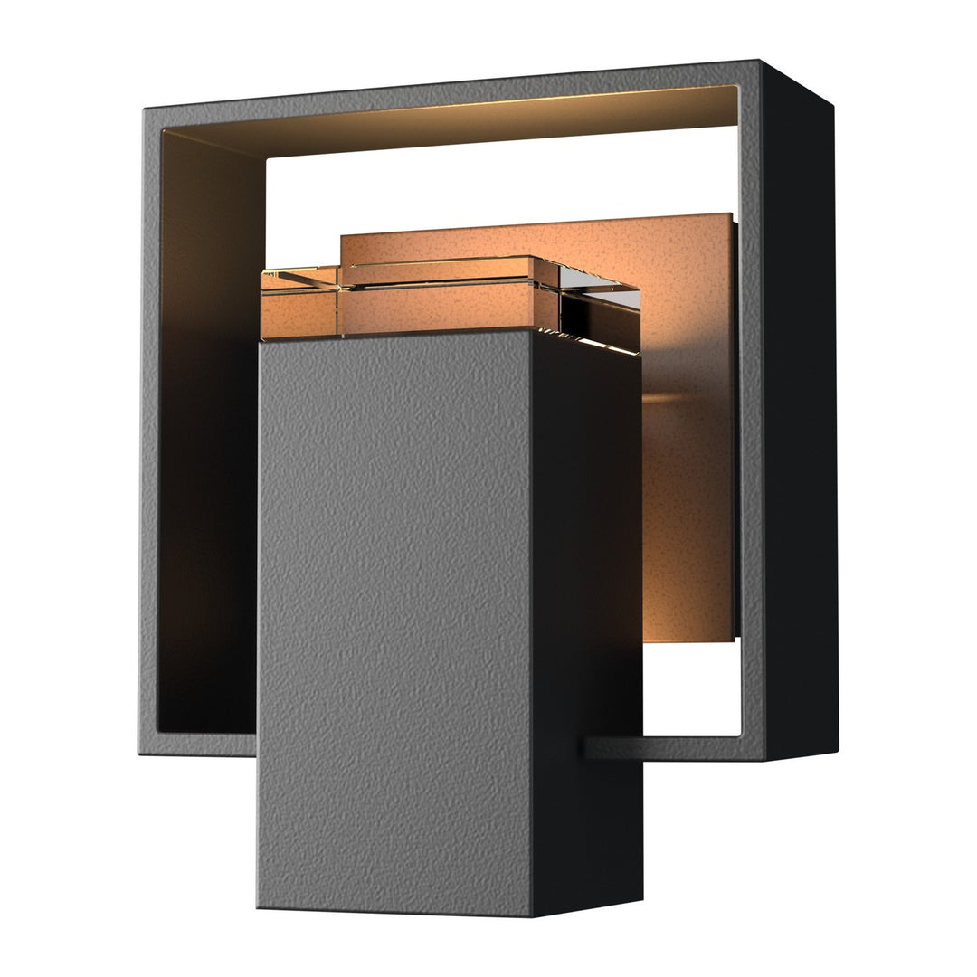 Hubbardton Forge Canada - 302601-SKT-80-75-ZM0546 - One Light Outdoor Wall Sconce - Shadow Box - Coastal Black
